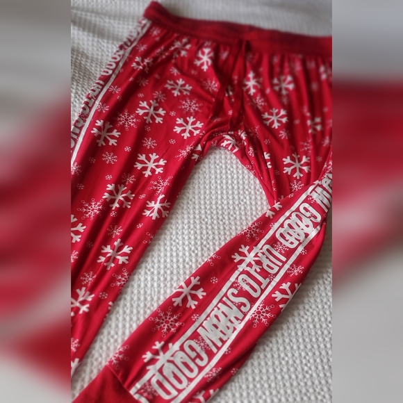 2x snowflake jogger pajama pants - Picture 5 of 10